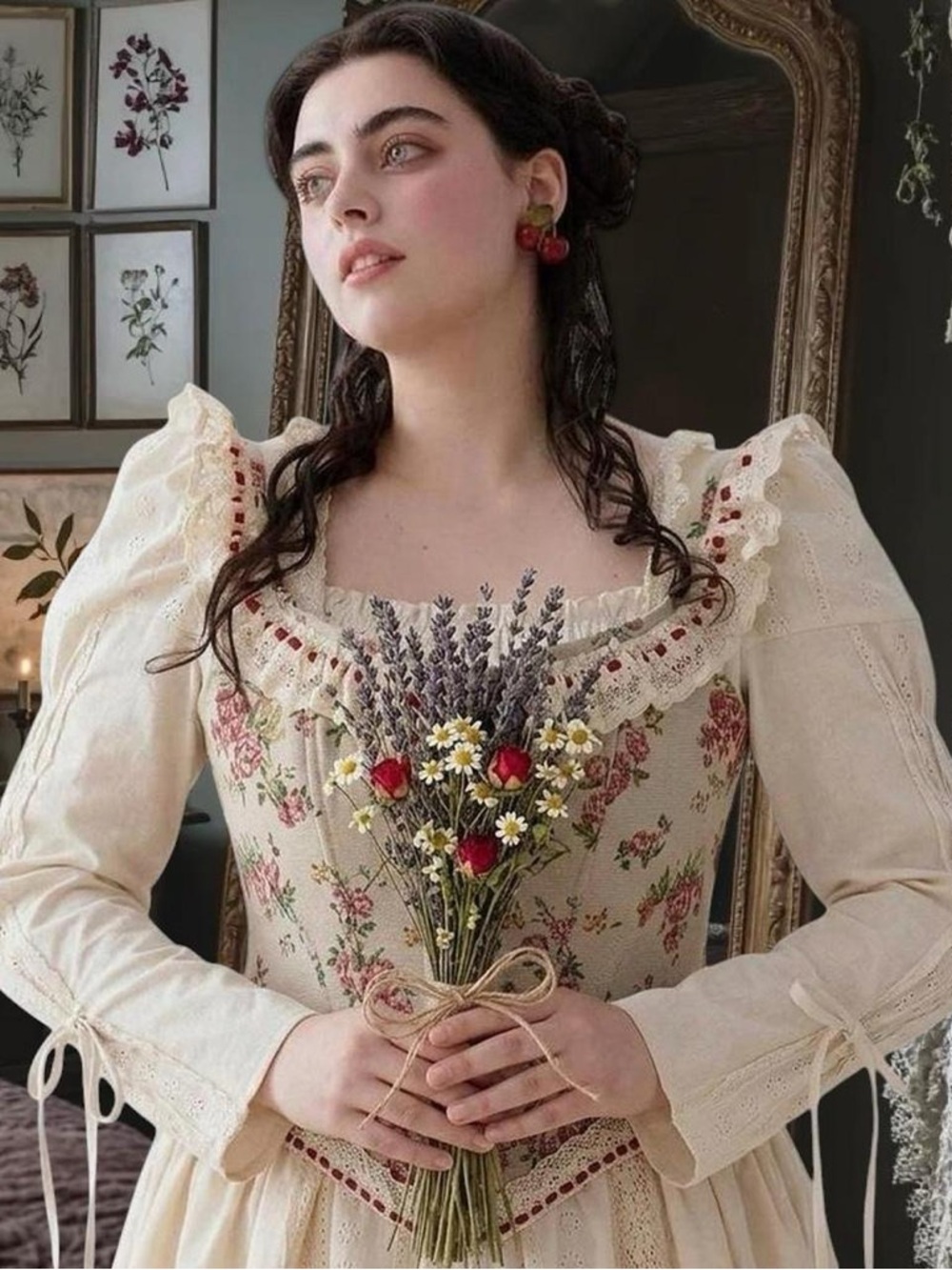 Lacemade Curve & Plus Rosey Cottage Corset 3XL